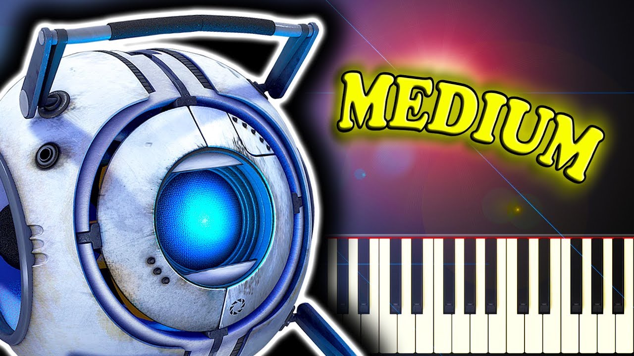 WANT YOU GONE from PORTAL 2 - Piano Tutorial