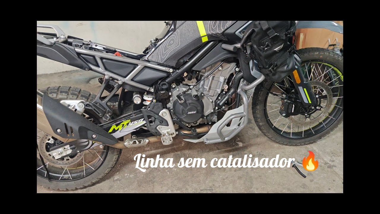Montei uma linha de escape na 450MT ( Passo a passo )