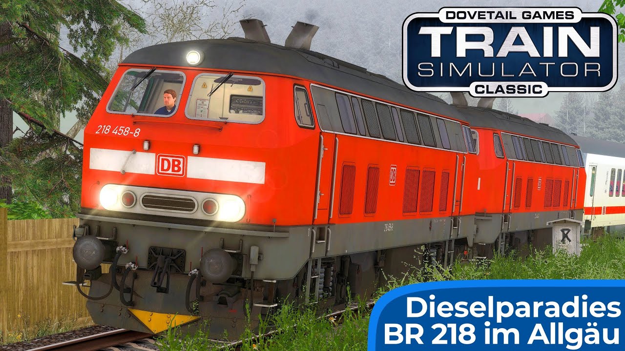 DIESELPARADIES | Doppeltraktion BR 218 im Allgäu | TRAIN SIMULATOR CLASSIC | Immenstadt - Oberstdorf