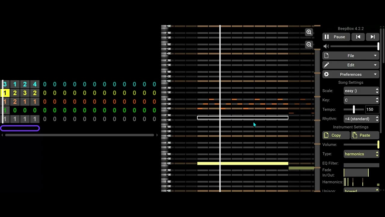 asi ise el bajo de la fase 2 de coneja y conejo + variantes