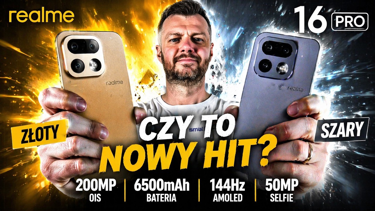 Realme 16 Pro | smartfon z mocnym aparatem i dużą baterią!