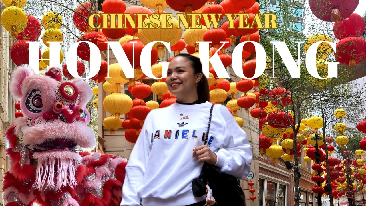 What Chinese New Year in Hong Kong is Really Like 🇭🇰 | Fireworks, AIA Carnival & Ngong Ping