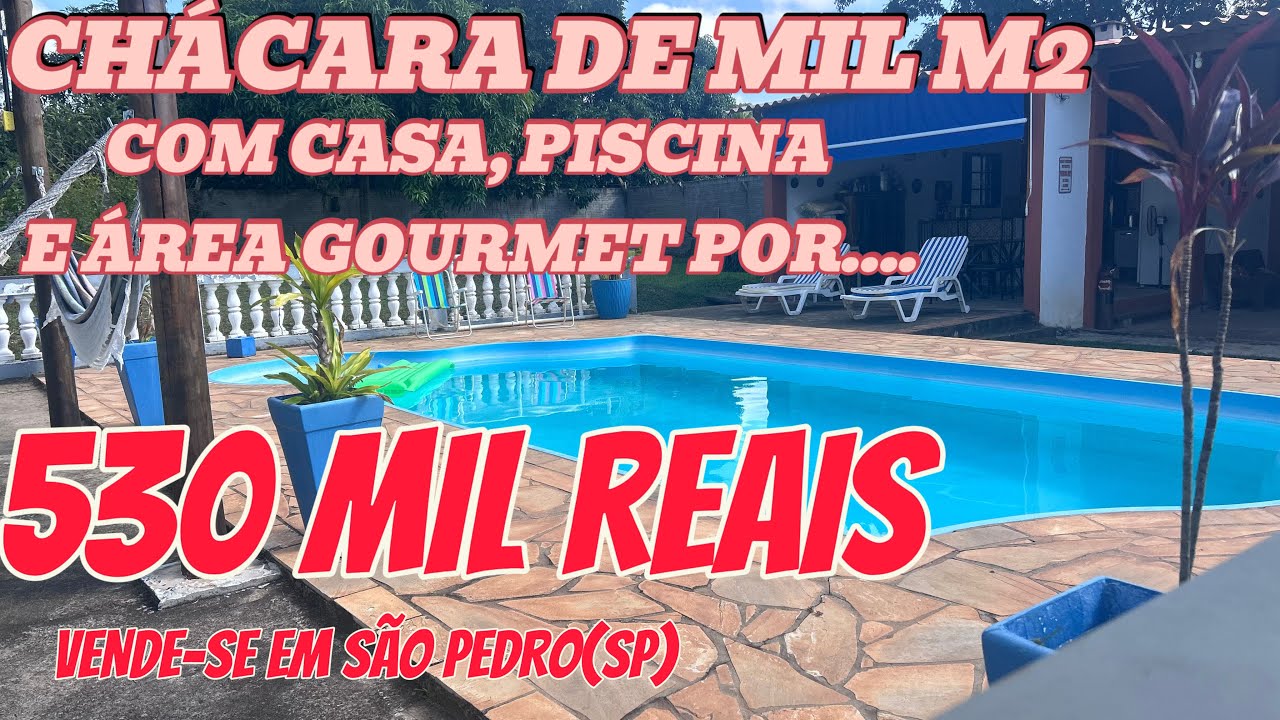 OPORTUNIDADE!! REALIZE SEU SONHO COMPRANDO CHÁCARA EM CONDOMÍNIO FECHADO NA CIDADE SÃO PEDRO(SP)