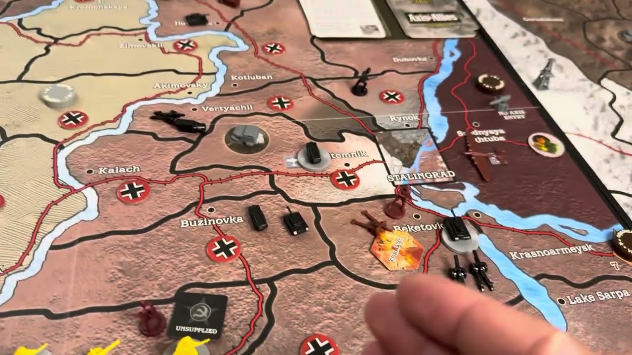Axis & Allies: Stalingrad “Race to Stalingrad” Scenario Solo Narrative Recap 2