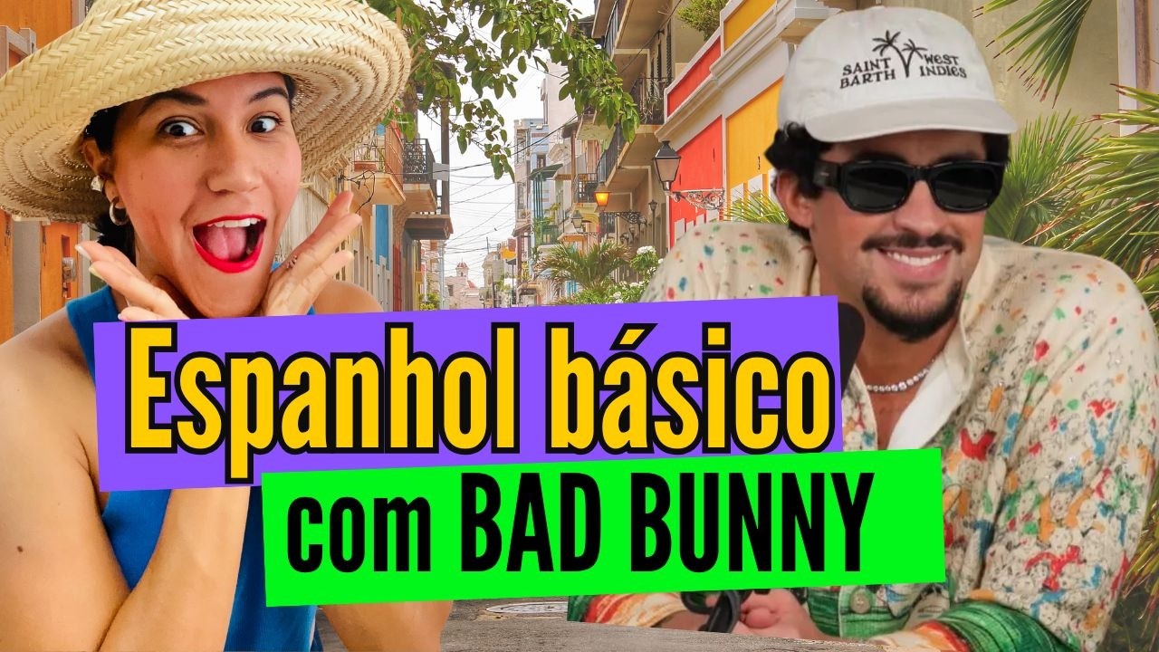 Como entender Espanhol com MÚSICA: Aula prática com a entrevista do Bad Bunny