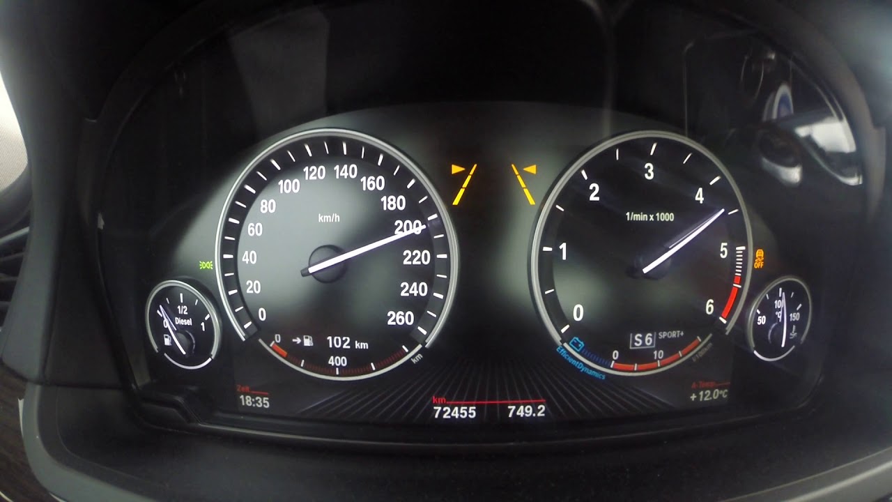 BMW 750d F01xDrive  (381hp) 0-250 km/h | Top Speed!