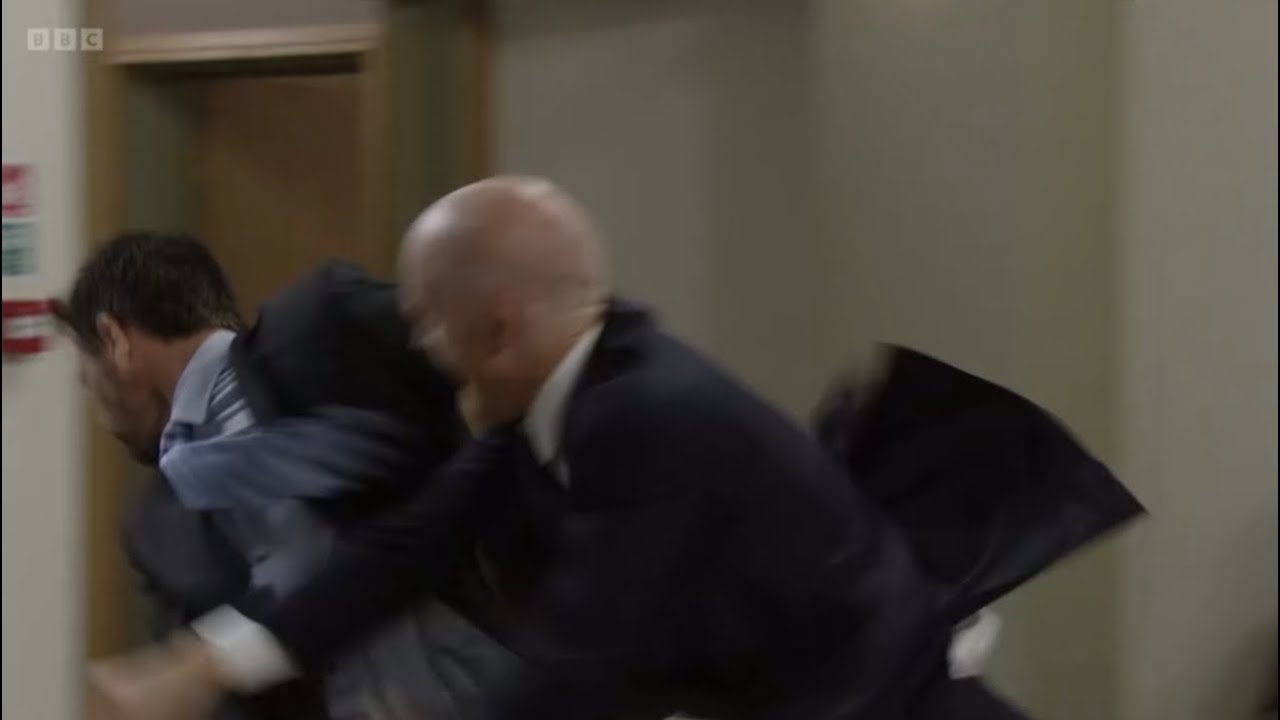 Eastenders max escapes court as he found guilty for Lucy’s murder as he punches DS Cameron scene