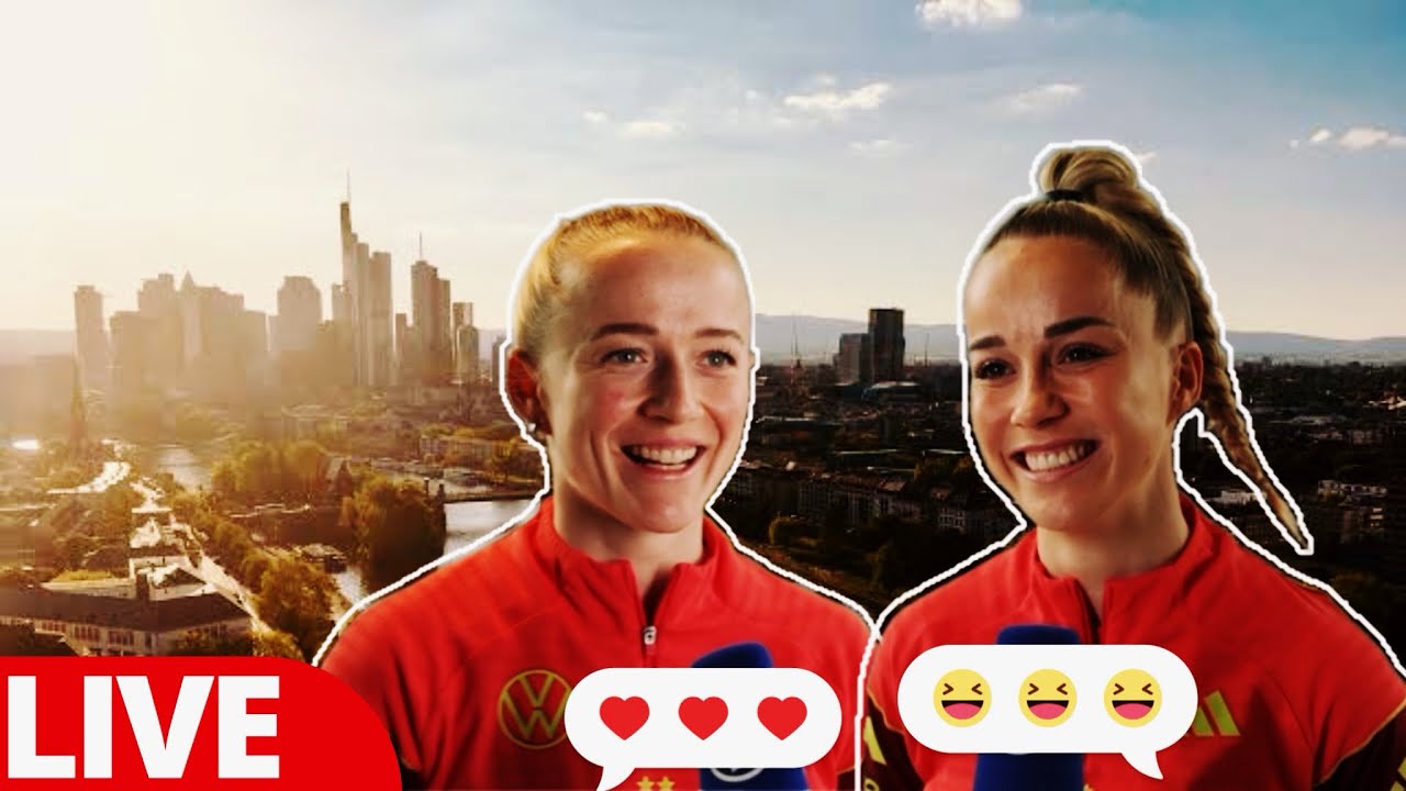 interview Giulia Gwinn and Lea Schuller ⚽️❤️ DFB Frauen NationalMannschaft Deutschland Germany Women