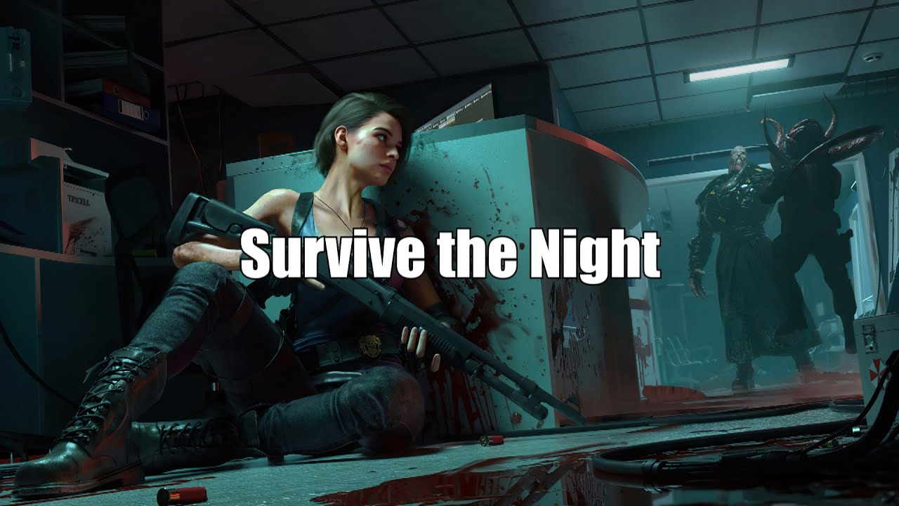 Survive the Night (Resident Evil 3 AI Song) LYRIC VIDEO