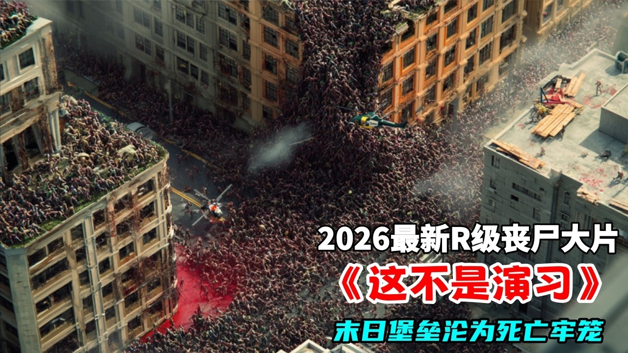 2026最新R級喪屍大片《這不是演習》，變異病毒席卷城市，末日堡壘淪爲死亡牢籠