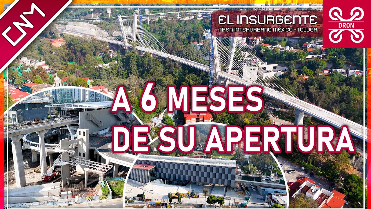 Con 10 millones de pasajeros en Tren El Insurgente, avanza la colocación de vías hacia Observatorio