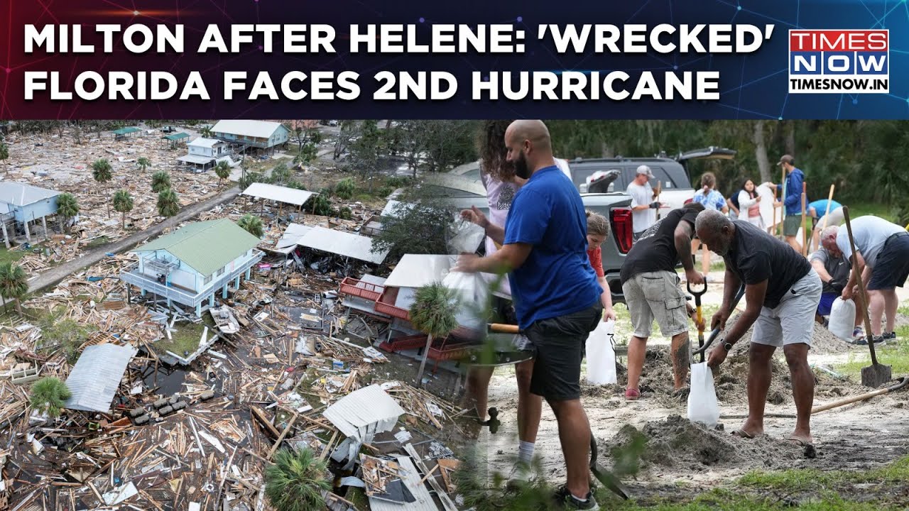 Hurricane Milton After Helene: Reeling Florida Braces For 2nd Deadly Storm In Days | Watch Chaos