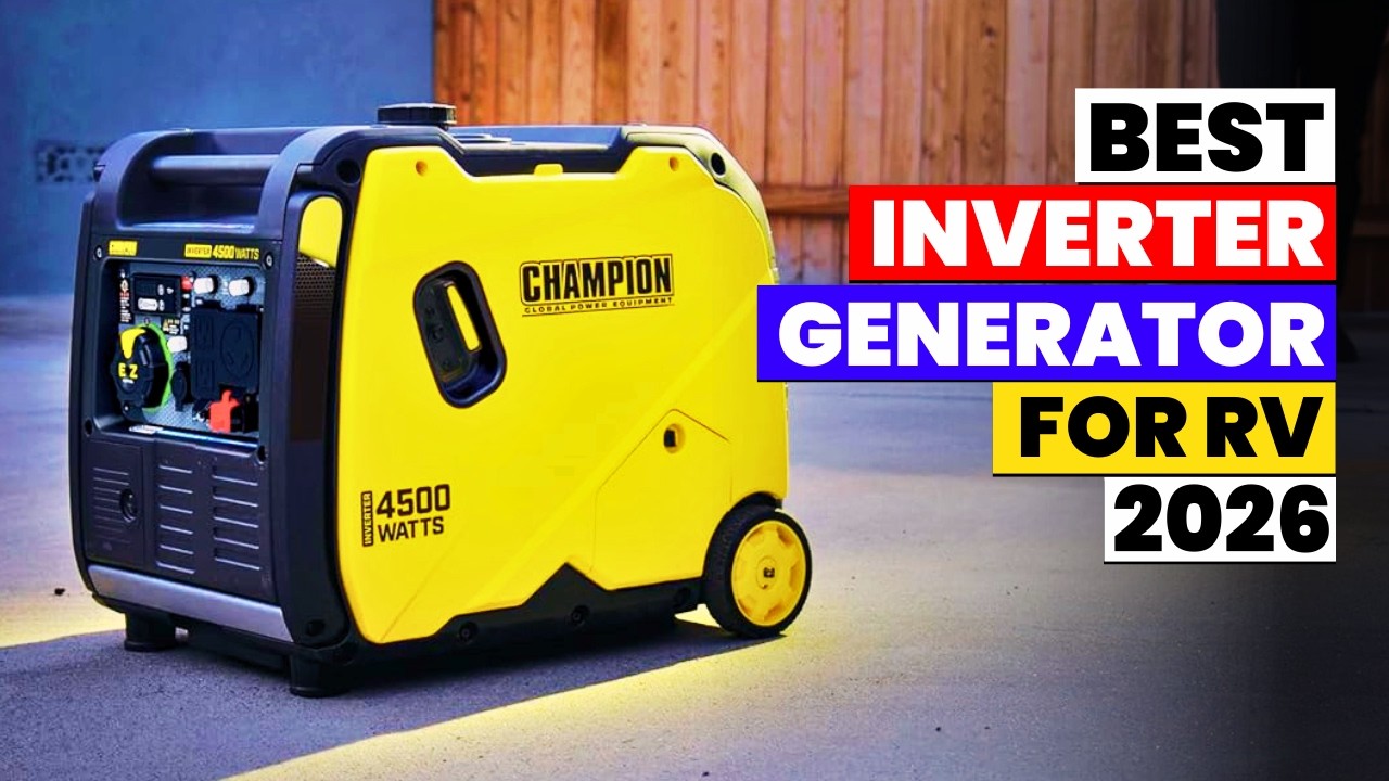 The 6 Best Inverter Generators for RVs 2026 🔋 Top Quiet & Portable RV Generators Reviewed