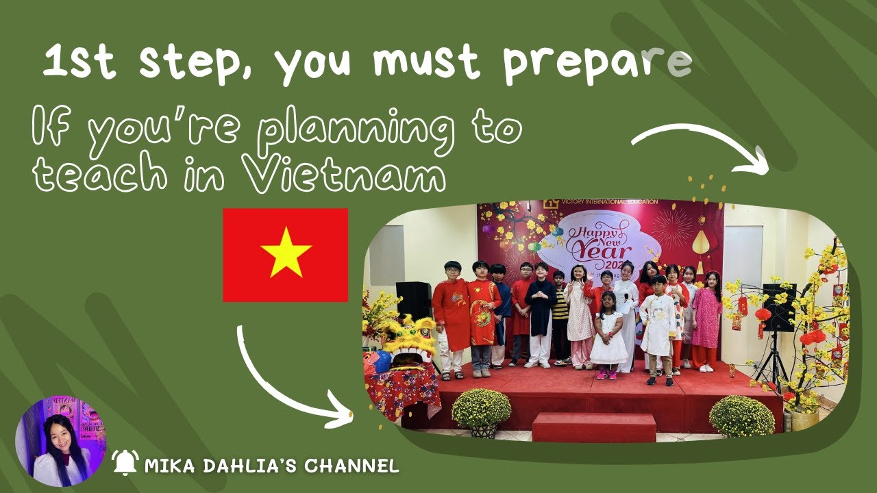 Step-by-step guide: Your First Steps to Teach in Vietnam 🇻🇳!#TeachinVietnam#CareerTips#CherMika