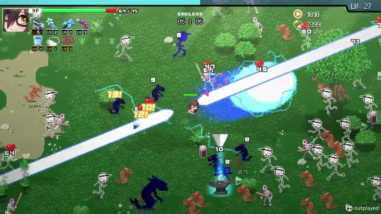level 100/no upgrades/grassy plains/ holocure speedrun/ time 22:23
