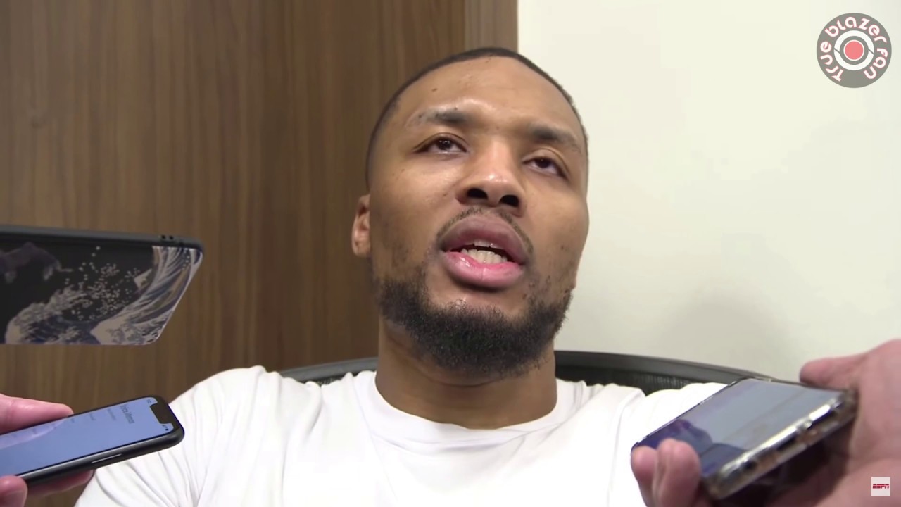 Damian Lillard Gets No Respect - Missed Goaltending Call vs the Jazz plus Post-Game Interviews