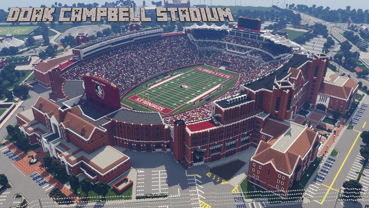 Minecraft - Doak Campbell Stadium - Florida State Seminoles - DOWNLOADS