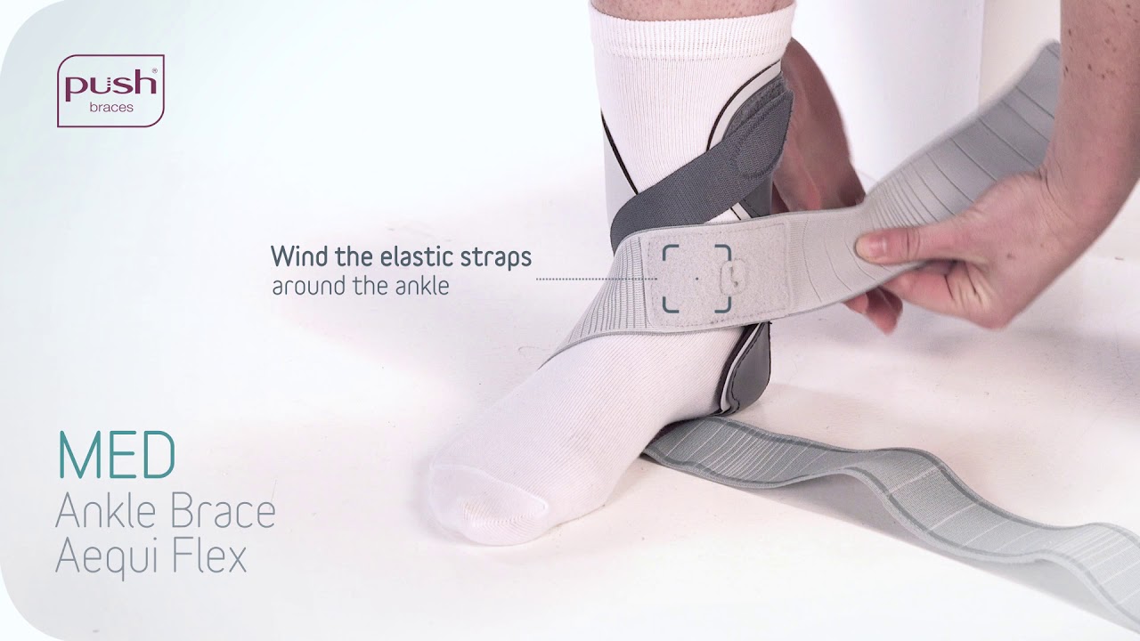 Push med Ankle Brace Aequi Flex available at www.Vivomed.com