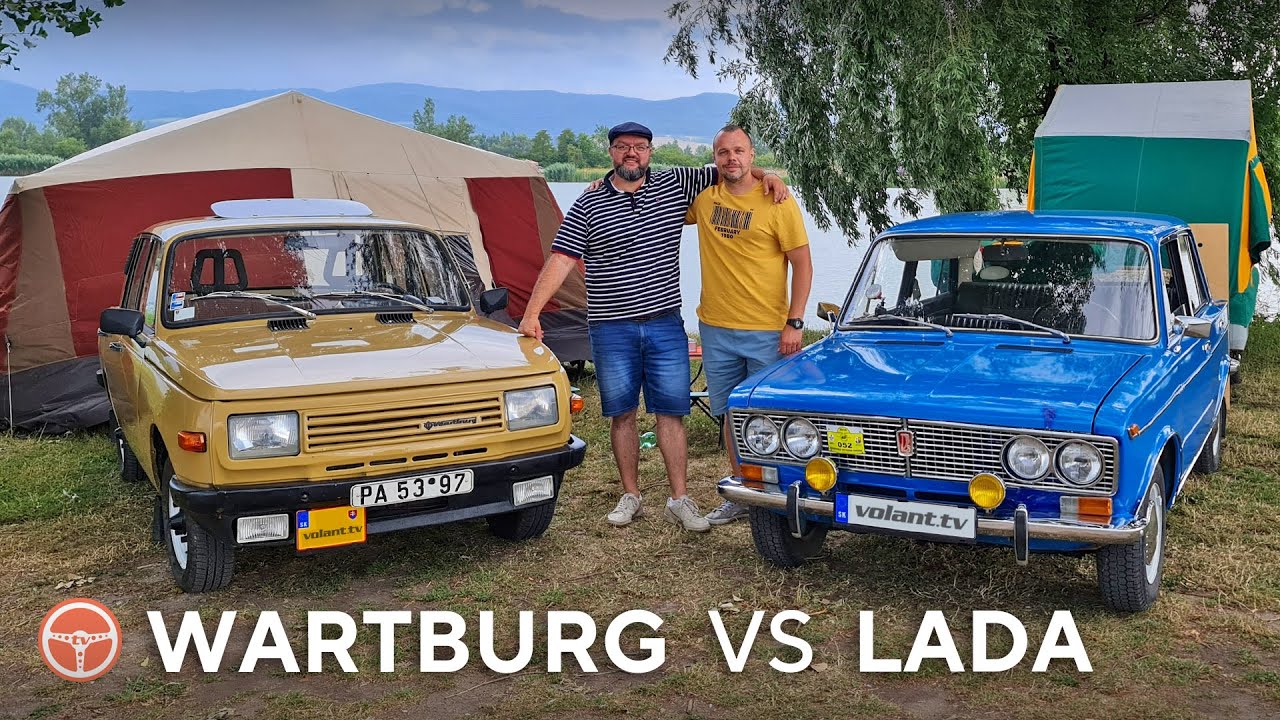Takto sa kempovalo za socíku: Wartburg vs Lada karavan - volant.tv