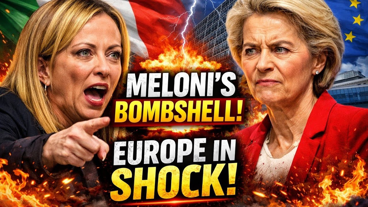 Europe Stunned: Meloni Drops a Bombshell on Von Der Leyen
