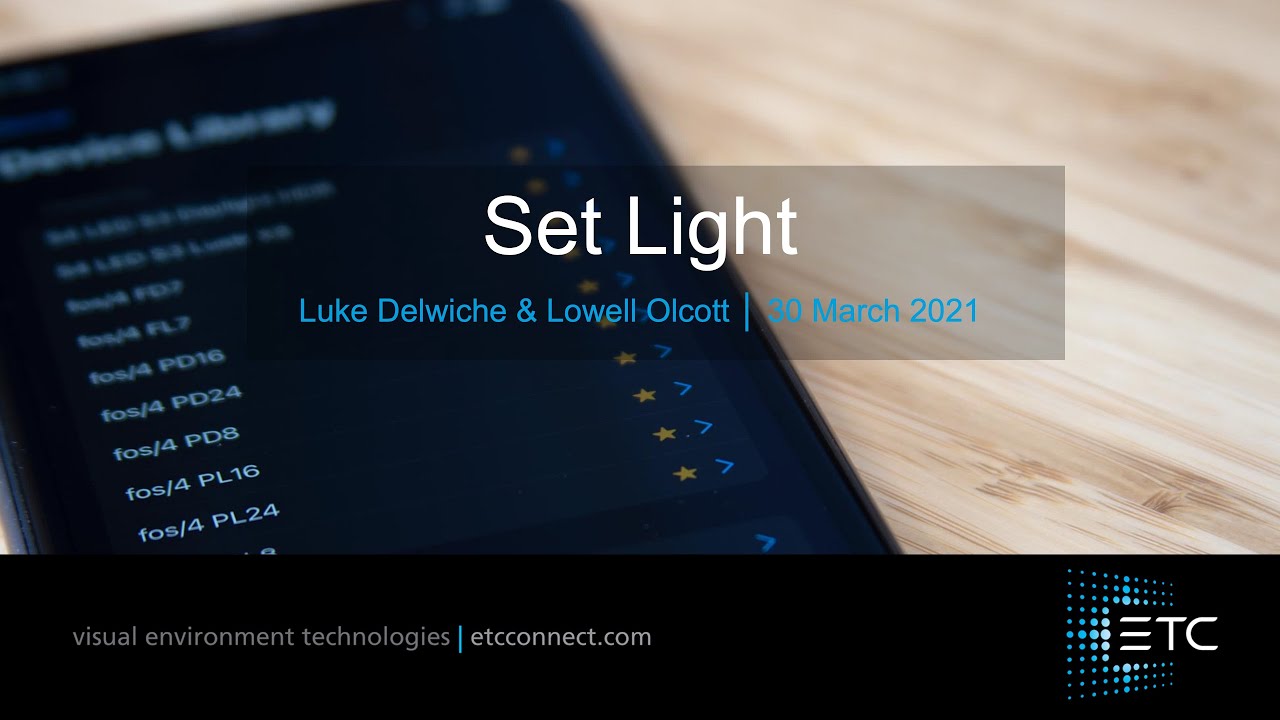 Ready, Set, Light! Introducing ETC’s Set Light App US