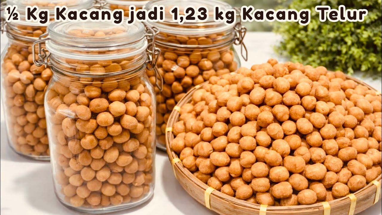CARA PALING MUDAH BIKIN KACANG TELUR SUPER RENYAH DAN MUDAH 
