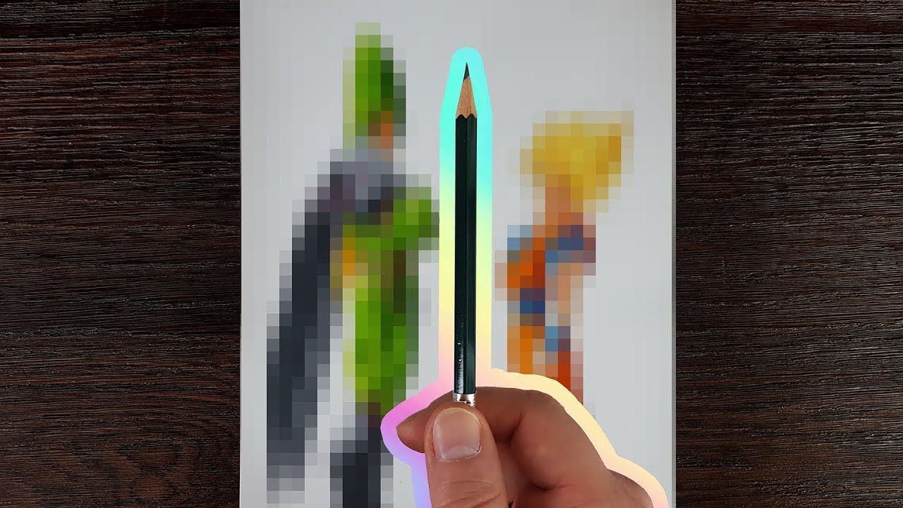 Drawing with the Perfect Pencil Goku and Perfect Cell