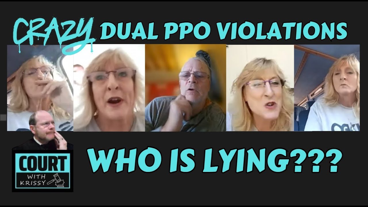 Dual PPO Hearing: Karen Caught Man w/ Another Man & He Tried To Run Her Over - Who's Lying In Court?