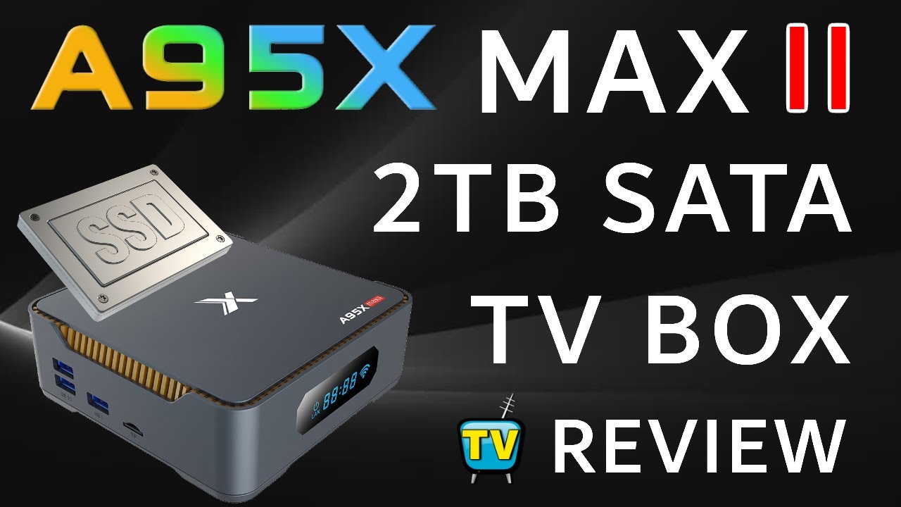 Телевизионная приставка 2021 A95X Max II Amlogic S905X3 Monster с возможностью расширения