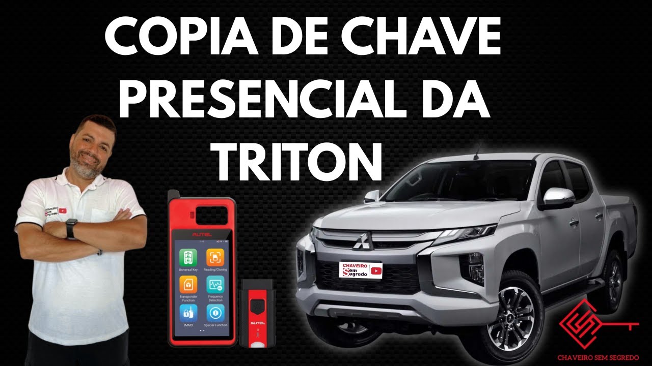 Como Fazer Cópia de Chave Presencial da Triton com a KM100