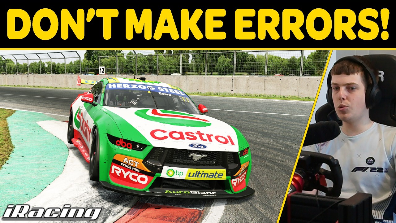 Кто угодно может разбиться!? iRacing Australian Supercars в Монреале
