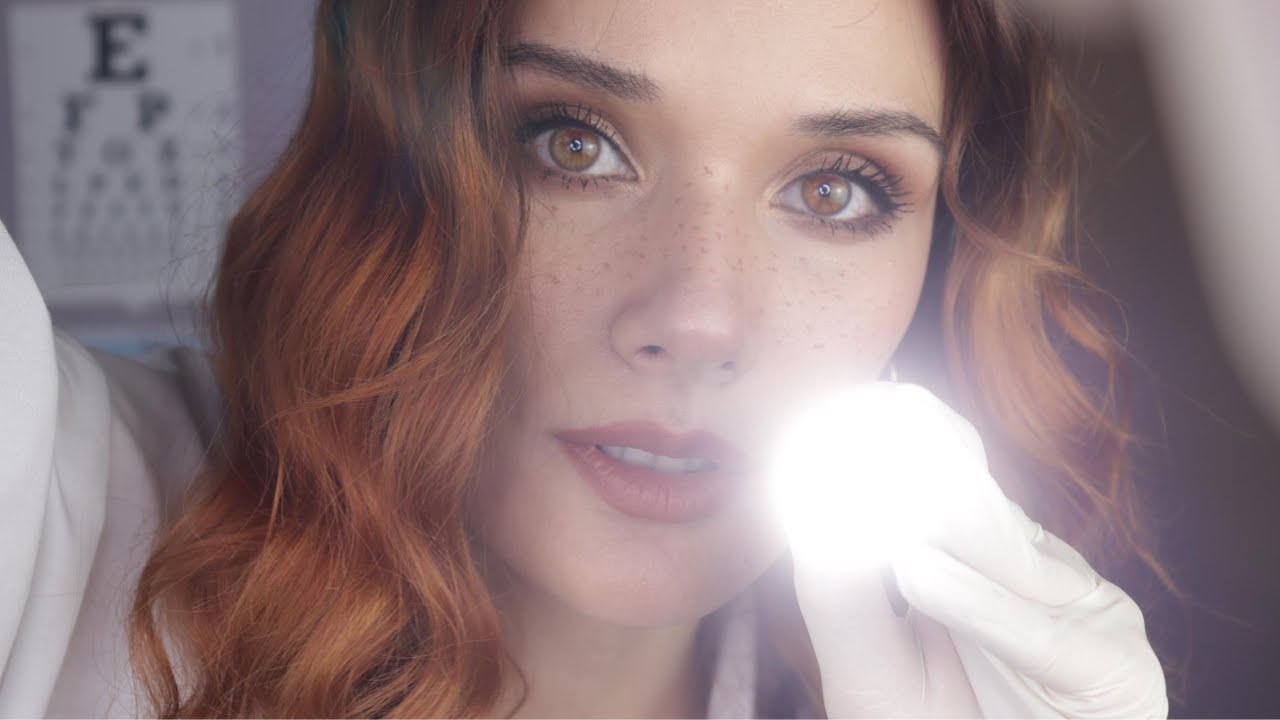 ASMR Eye Check Up for Contact Lenses Prescription , Medical Role Play , Personal Attention , Gloves