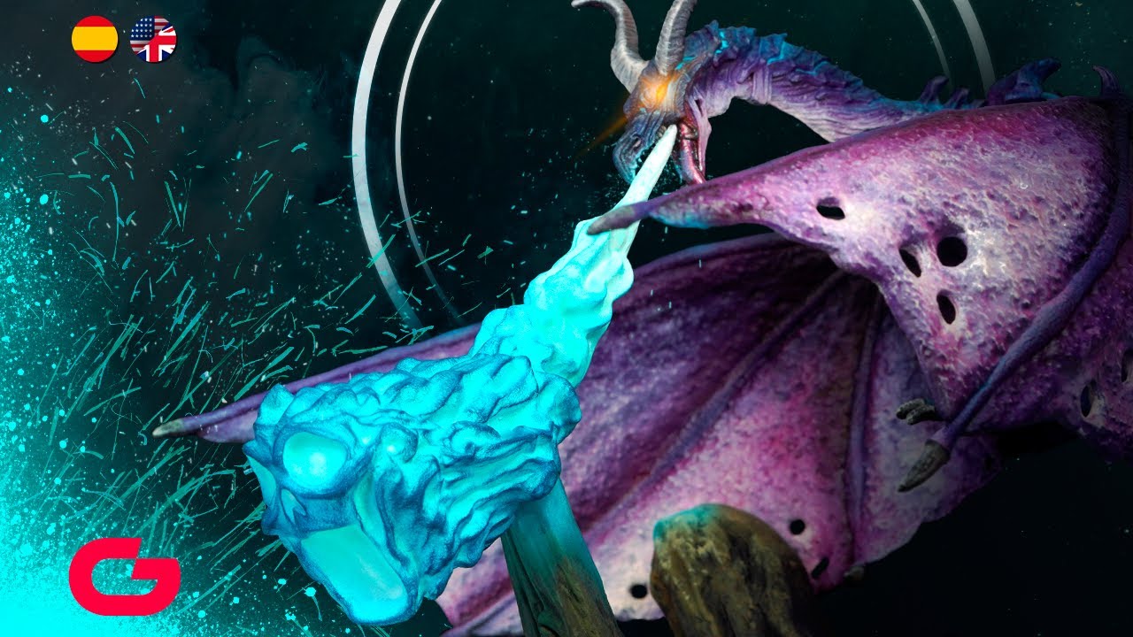 How to paint a LICH DRAGON / Como pintar un DRAGÓN