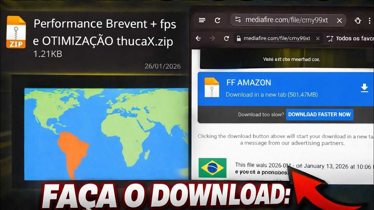 MELHOR OTIMIZAÇÃO PARA O FREE FIRE AMAZON PELO BREVENT DEPOIS DA ATUALIZAÇÃO!! 😱 + FPS E SÓ CAPA 