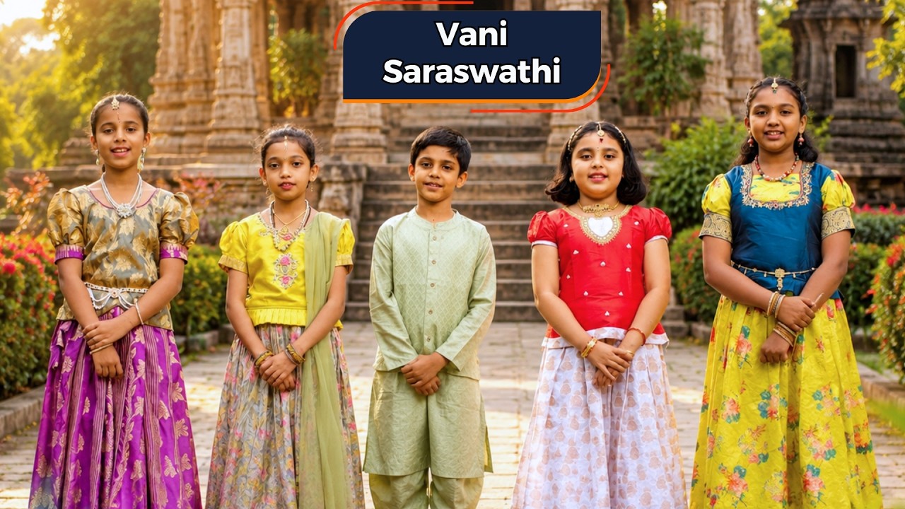 Vani Saraswathi | Vithalayya School of Music | Vijay Krishna D | Children Songs | Devotional Songs