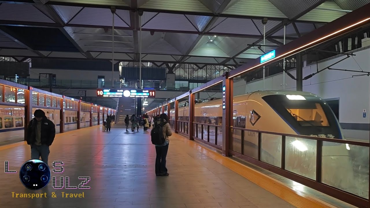 Night journey along Hexie High Speed Rail CRH1E: 苏州火车站 - 上海火车站 (ft Shanghai Metro 01A05 ride)