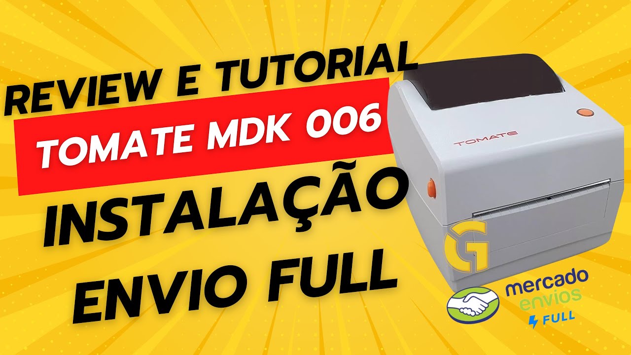 Impressora T&eacute;rmica Tomate MDK 006 Tutorial Driver - Envio Full - NF-e e Pre&ccedil;o no Atacado