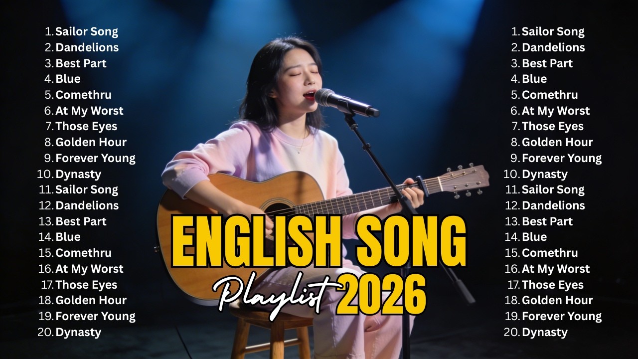 Top Song 2026🔥🎵| Newest Acoustic Cover Love song | Chill & Relax Vibes Music