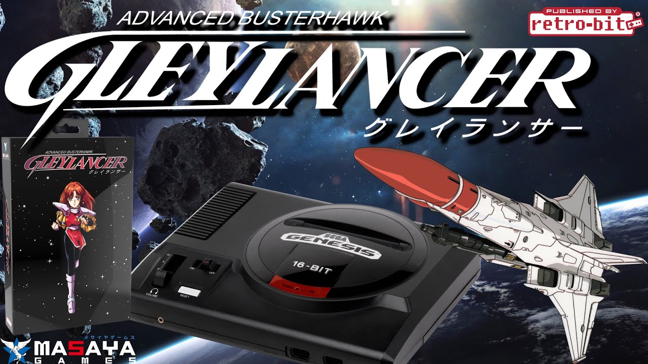 Retro-bit Reissue - Advanced Busterhawk Gley Lancer for the Sega Genesis