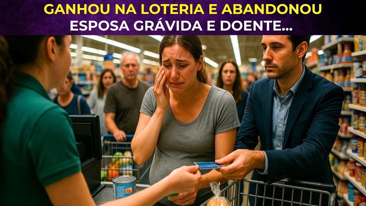 MARIDO GANHOU NA LOTERIA E ABANDONOU ESPOSA GRÁVIDA E DOENTE
