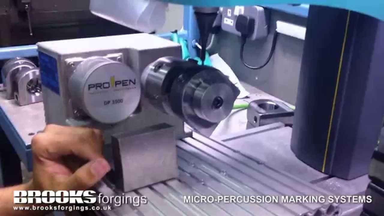 Micro Percussion Marking Systems - Brooks Forgings Ltd UK