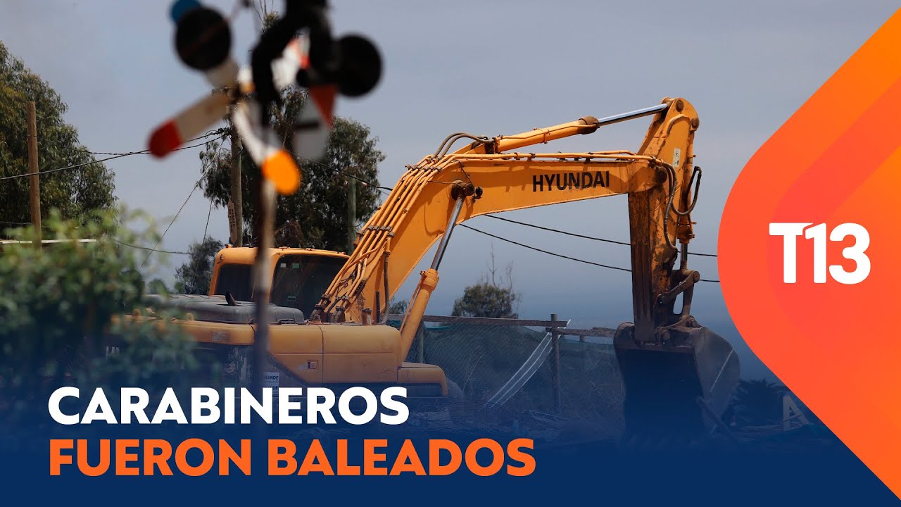 Desalojo de megatoma en San Antonio deja a dos carabineros baleados