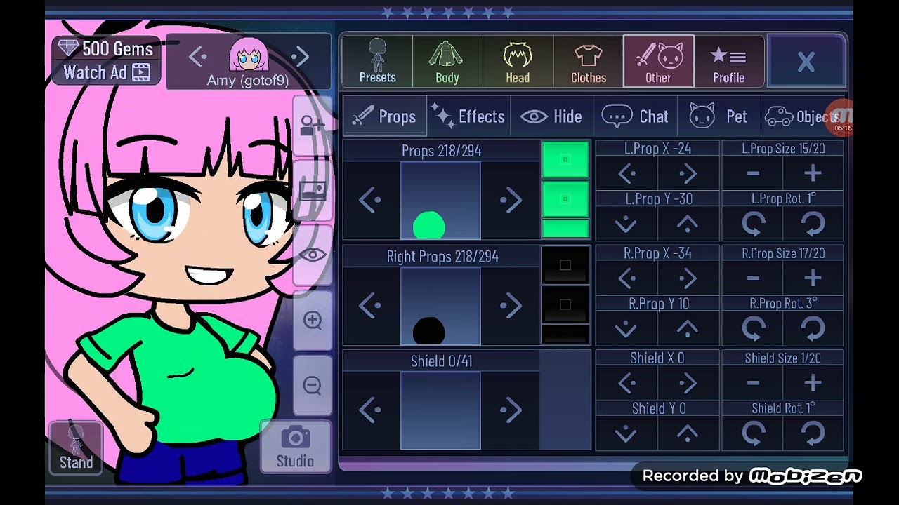 how to make Amy (gotof9) fat belly On gacha club