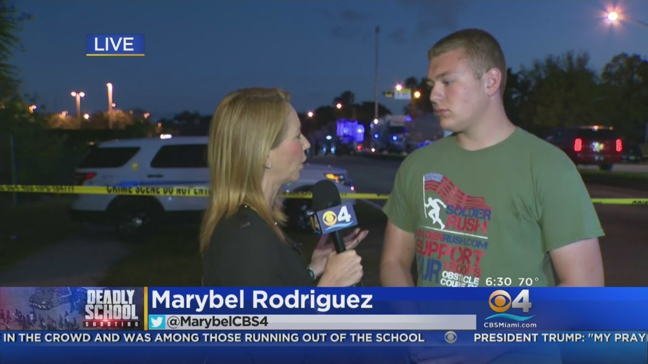Florida Shooting: Student Talks To CBS4's Marybel Rodriguez About Deadly Mass Shooting