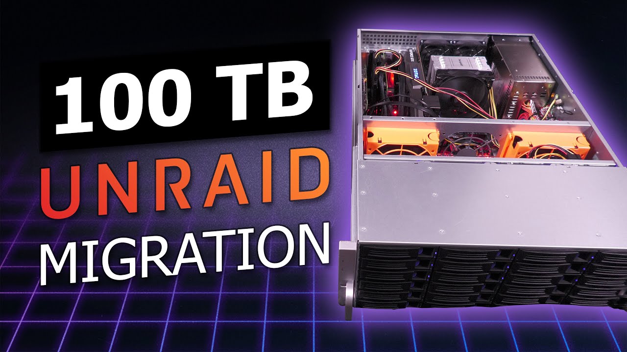 Migrating 100TB Unraid Server to a New Case