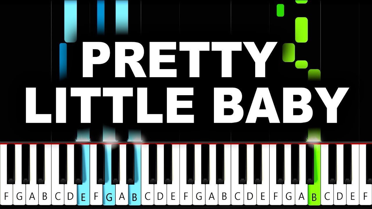 Connie Francis - Pretty Little Baby - Piano Tutorial