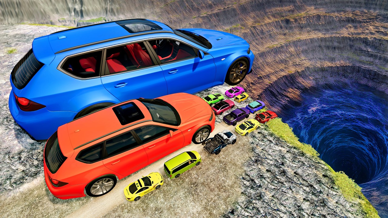 🔥 BIG vs SMALL Cars vs  Leap of Deatth— Part 6 | NEXT LEVEL Destruction in BeamNG.drive 🔥