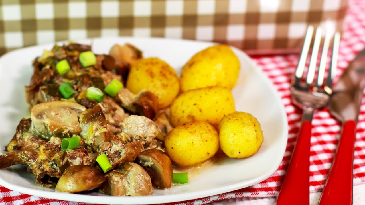 JÄGERSCHNITZEL-AUFLAUF