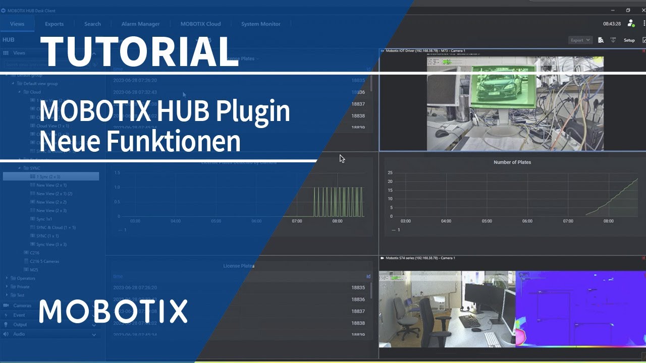 MOBOTIX HUB  PlugIn - SYNC Dashboard und Cloud Kameras