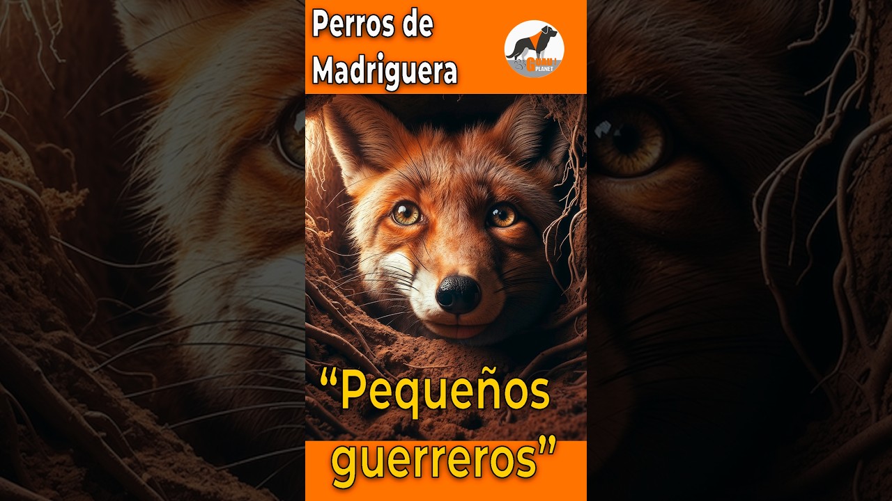 Perros de madriguera, pequeños guerreros 🐾💪.